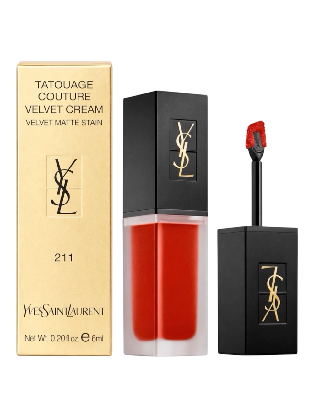 YVES SAINT LAURENT TATOUAGE COUTURE VELVET CREAM IN 211 CHILI INCITEMENT - BNIB
